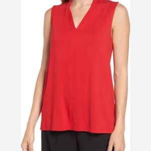 Vince Camuto V Neck Blouse